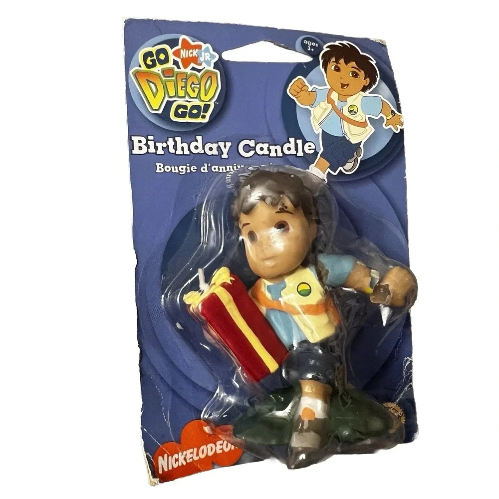 Go Diego Go Figure Birthday Cake Candle Nick Jr 2008